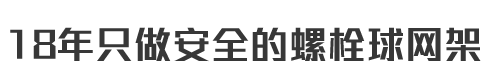 16年只做安全的螺栓球網架